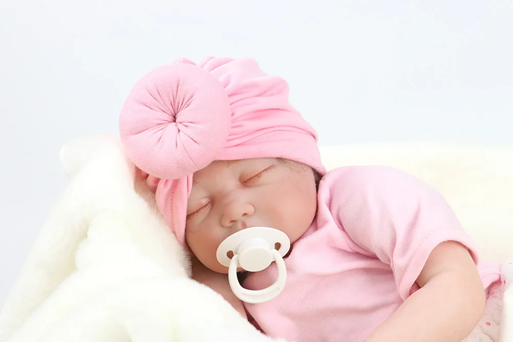 Новинка; однотонные шапки с пончиком для маленьких девочек; BeBe Turban Hood; однотонная завязанная шапка унисекс из хлопка; мягкие милые шапки; аксессуары для новорожденных