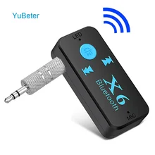 Беспроводной bluetooth-приемник YuBeter с поддержкой tf-карты для воспроизведения музыки с аудиоразъемом AUX 3,5 мм для автомобиля, домашнего динамика, громкой связи