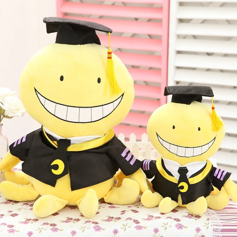 Осьминог убийца класс Koro Sensei плюшевые игрушки милые куклы вечерние подарки M 30 см и L 45 см