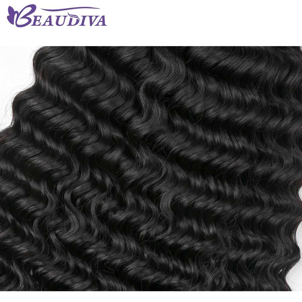 BEAUDIVA Hair 4Bundles Deal Malaysian Deep Wave Hair Non- Remy Human Hair Weave wavy Bundles Deep Wave Human Hair Extensions BEAUDIVA Hair 4Bundles Deal Malaysian Deep Wave Hair Non- Remy Human Hair Weave wavy Bundles Deep Wave Human Hair Extensions