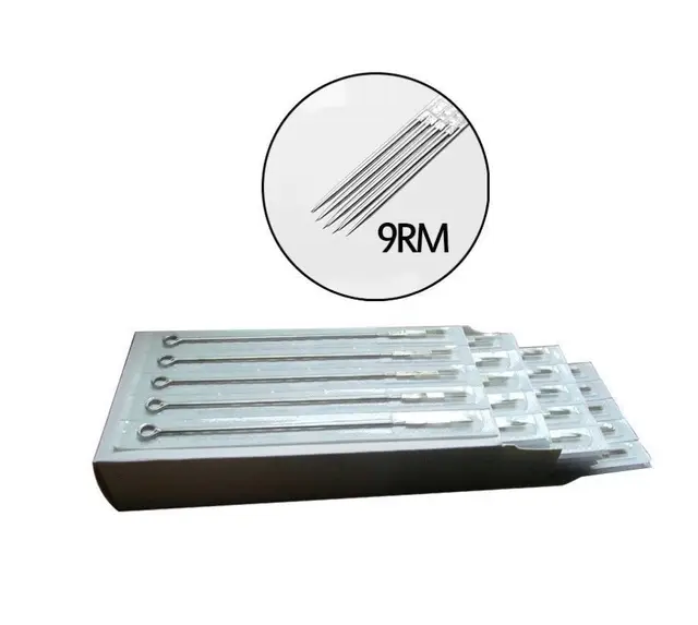 50pcs Round Magnum Tattoo Needles 5/7/9/11/13/15RM Tattoo Machine