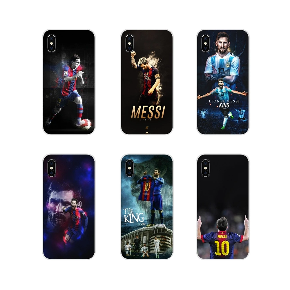 

For Huawei P Smart Mate Honor 7A 7C 8C 8X 9 P10 P20 Lite Pro Plus Messi Football Accessories Phone Shell Covers