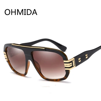 

OHMIDA Fashion Luxury Sunglasses Men Women Brand Designer Sun Glasses For Male Ladies Female Big Frame UV400 occhiali da sole