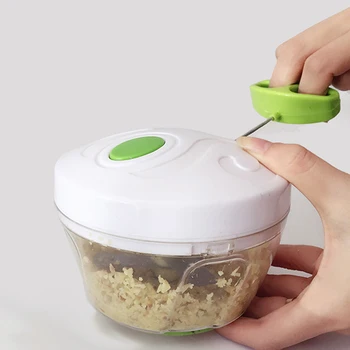 

Multifunction Vegetable Cutter Hand Chopper Spiral Slicer Manual Meat Fruit Shredder Slicer Crusher Grater Food Grinder
