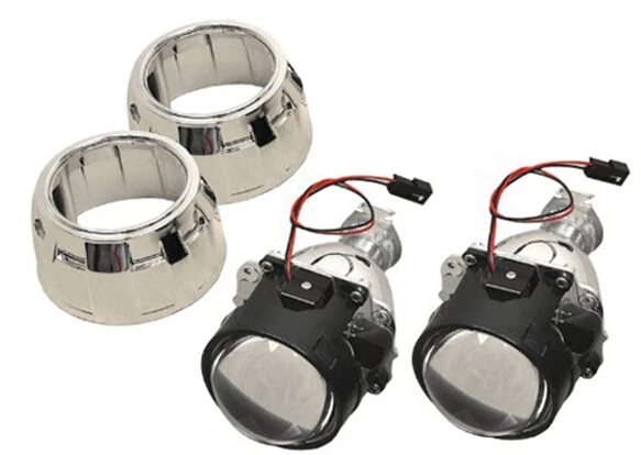WISE TRAVEL 2.5%22 Mini Xenon HID Projector Lens with Shroud for Car Headlight | Автомобили и мотоциклы