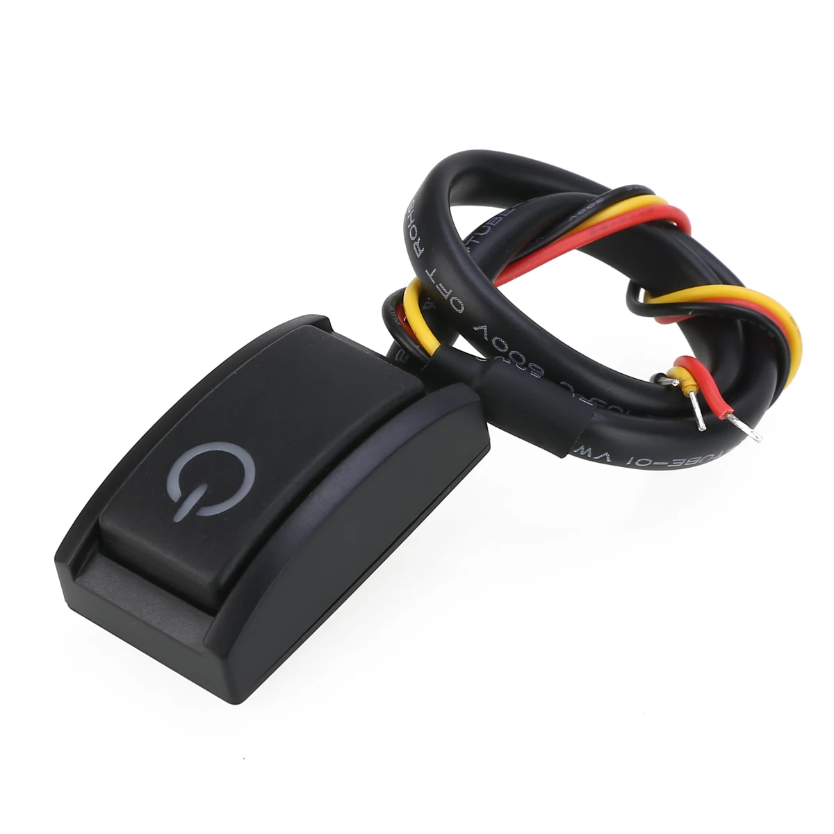 

Durable DC 12V 200mA Paste Type LED Light Car Push Button Latching ON/OFF Switch For Motorcycle
