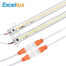 2 шт. 5730 SMD светодиодный светильник 72 светодиодный s высокой яркости AC 220V Светодиодный светильник 50 см светодиодный светильник с жесткой полосой светодиодный Флуоресцентный светильник для кухни тонкий