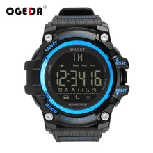 OGEDA Men Smart Watch Waterproof IP68 Swimming Ultra-long Standby Outdoor Bluetooth 4.0 Sport Smartwatch For IOS Android Phone