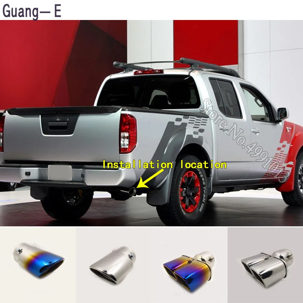 1 шт. декоративные наклейки на автомобиль для Nissan Frontier 2017 2019|Выхлопной коллектор| |
