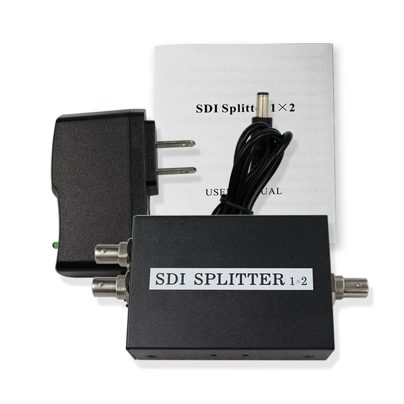 SDI Splitter 1x2 Мультимедиа Сплит SDI Extender 1 до 2 Портов Адаптер Поддержка 1080 P ТВ Видео Для проектор Монитор Камеры