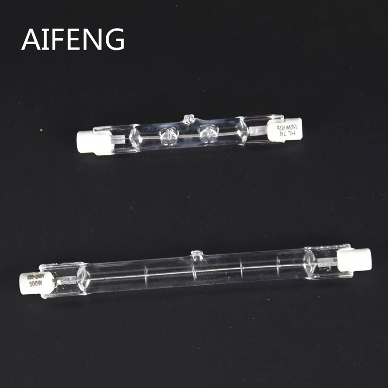 AIFENG 78mm 118mm Halogen Lamp J78 J118 150W 500W R7S Double Ended