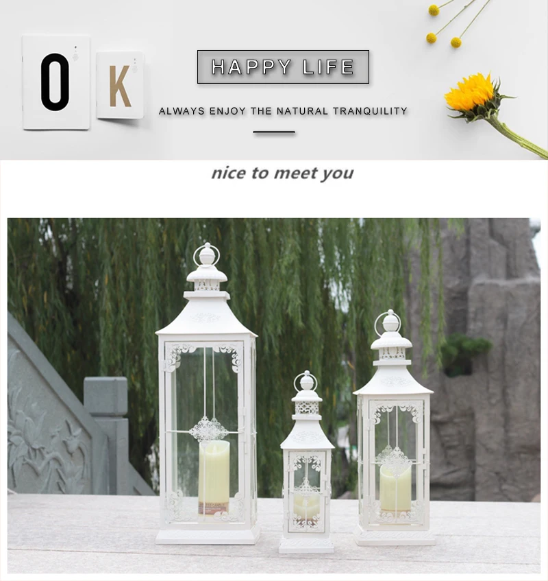 Metal Glass Candle Holders For Wedding Wedding Table Centerpieces Christmas Candle Holders Decoration Glass Decoration For Home Candle  (2)