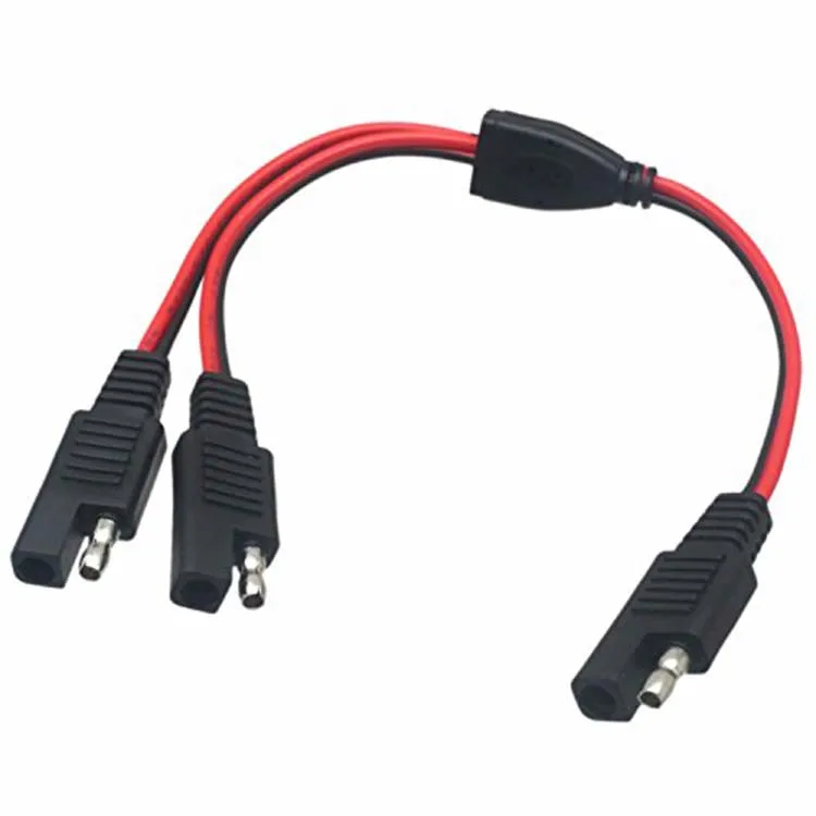 

Factory Sale! SAE Plug to SAE Plug 10A/2468/18AWG Copper Cord Quick Connector Y Type Power Cable for LED Lighting Solar Panel
