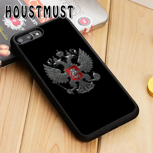 

HOUSTMUST Russian coat of arms Flag Case cover For iPhoneS SE 6 6S 7 8 X XR XS max Samsung galaxy S6 S7 edge S8 S9 Plus Note 8
