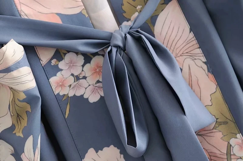 Увядшие кимоно пояса длинная куртка богемный Винтаж павлин и цветочный принт кардиган размера плюс Длинная женская куртка
