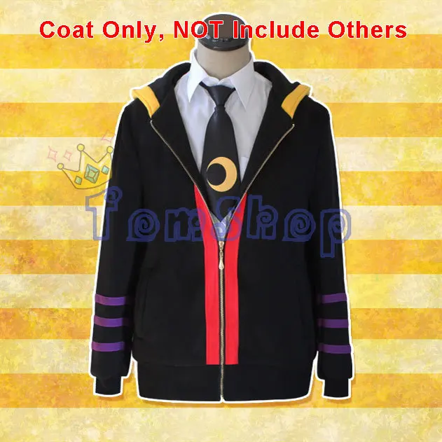 Killer Class/Ansatsu Kyoushitsu Korosensei, косплей, худи, пальто, куртка, унисекс, свитер с капюшоном, толстовка с галстуком, рубашка - Цвет: Coat Only