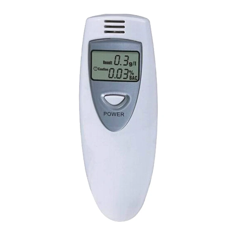 

High sensitivity Digital Alcohol Tester Alcohol Breath Tester Analyzer Small size with lanyard easy to carry Accurate measureme