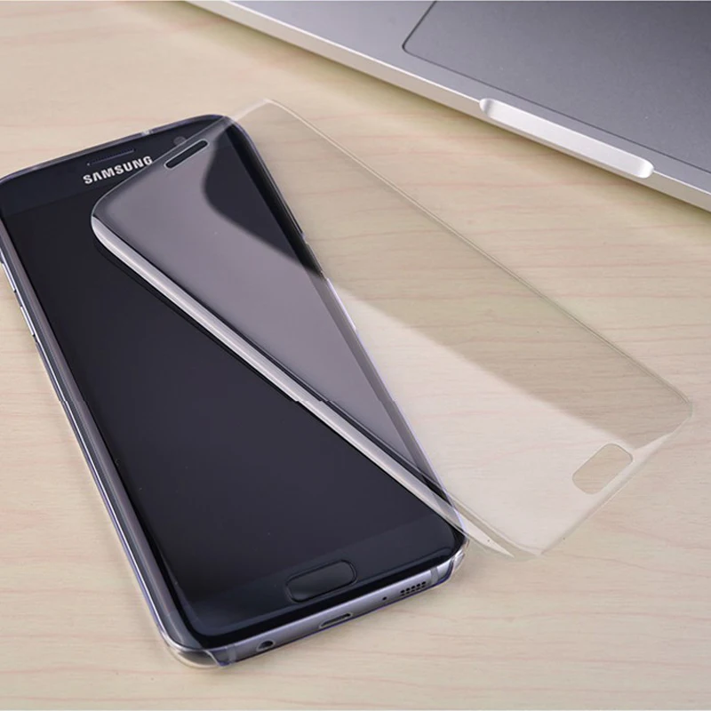 Фирменное изогнутое закаленное стекло YKSPACE 9H 3D 5 цветов для Samsung Galaxy S7 Edge S8 Plus