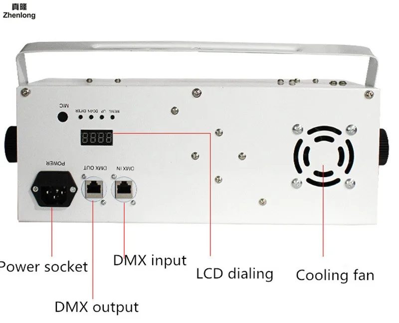 Новый светодиодный лазерный светильник 4 в 1 стробоскопический с бабочками DMX512 KTV