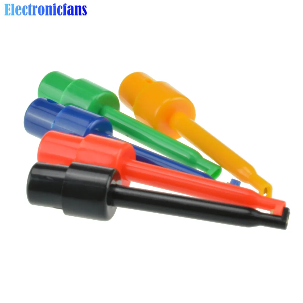 

50Pcs Large Size Round Single Hook Clip Test Probe for Electronic Testing