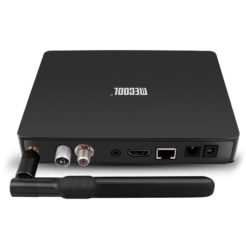 Mecool K6 DVB S2-T2-C Smart tv Box USB 3,0 Поддержка 2,4G 5G wifi 100 Мбит/с 4K VP9 2 Гб ram+ 16 Гб rom медиаплеер