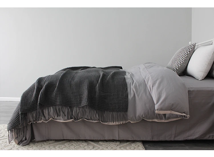 Скандинавские Nap кондиционер одеяло диван одеяло модель номер полотенца набор простой минималистский черный и белый серый