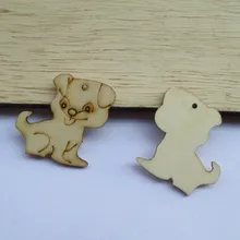 Free shipping, wholesale high quality New design dog die cutting wood Angle DIY scrapbook 32mm*32mm 100pcs 017001064 free shipping 134 2khz 125khz ti hdx 4 32mm 3 85 32mm animal glass tags iso11784 85
