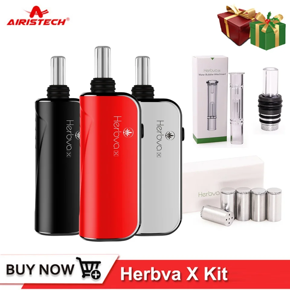 Airistech Herbva X Dry Herb Vape Kit Vaporizer Pen 1000mah Heating Coil