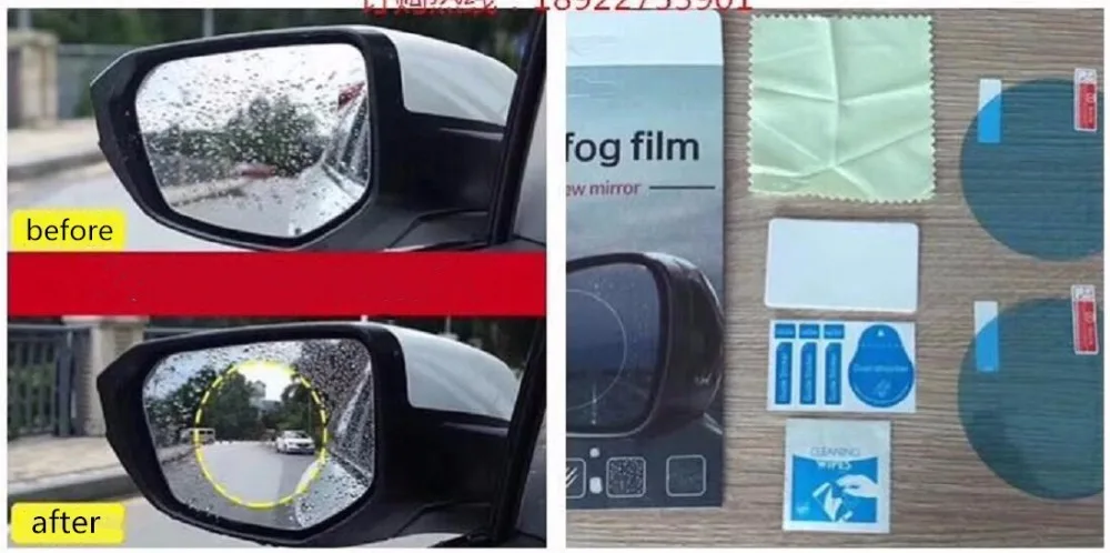 

Osmrk universal HD water resistant film anti-fog anti-rain for Mercedes Benz ML W164 GLX 164,4 pcs