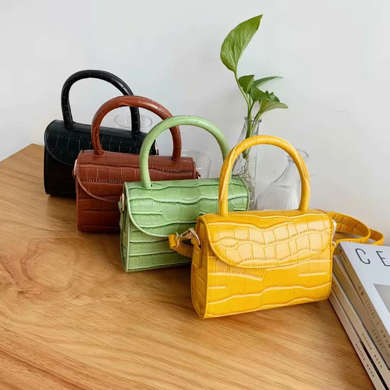  Alligato Brand Women Bag Stone Mini Bags Crocodile Handbag Crossbody Shoulder Bag Luxury Handbags W - 33043316212