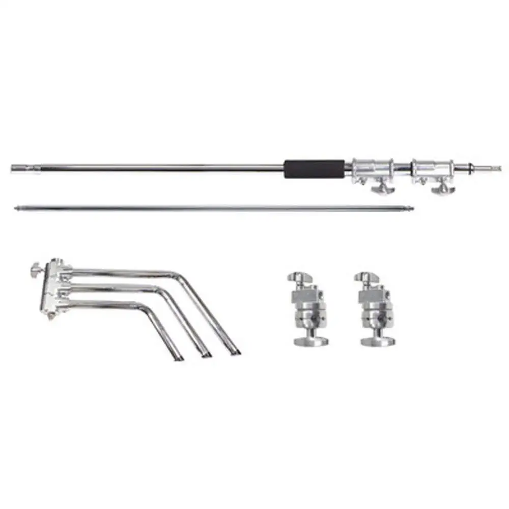  Multi-function Photography Studio Heavy Lighting Century C Stand with Folding Legs Grip Head and Ar