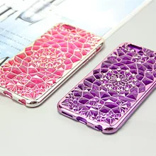 80 шт для iPhone 7, 7plus кристалл чехол Ультратонкий, гибкий TPU Модный чехол для iPhone 6 6s 6plus