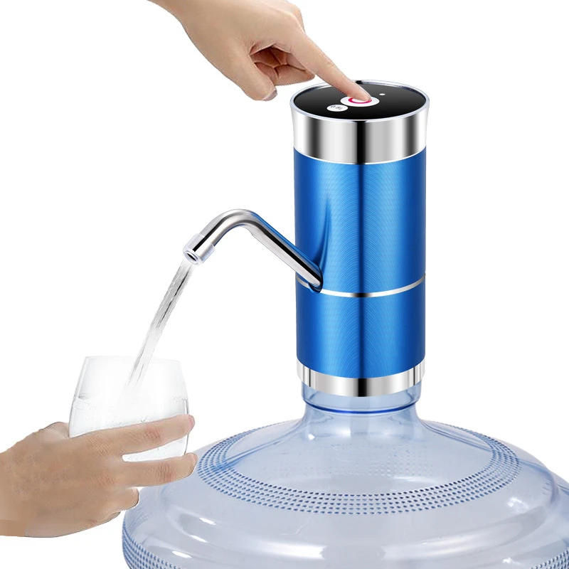 Kbxstart Dual Motor Electric Water Dispenser Pump USB Charge Touch Screen 0.8L Fixed Water Quantity for 5L 10L 15L Drink Bottles