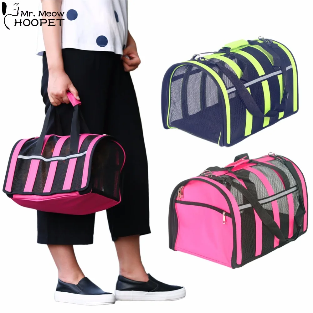 Outdoor Pet Carrier Soft sided Airline Approved Traveling Shoulder Bags