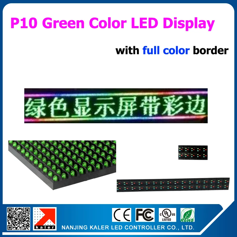 

19 " X 95" Green Color LED display screen programmable scrolling message led sign board for business and store 49*241cm
