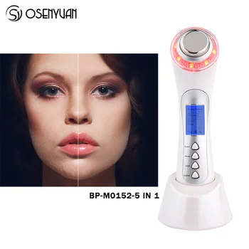 

Home Use 3MHZ Ultrasonic Face Deep Cleaning Ion Nutrition Face Lifting Tonning Skin Renewal System Led Photon Facial Massager