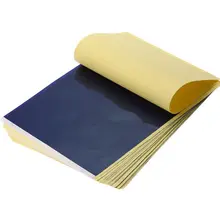 5 листов Татуировка переводная углеродная бумага поставка калькирование, копирование боди-арт термальный трафарет А4 Размер TY99