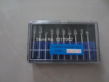 

Free Shipping 10pcs/set rotary file set, Carbide tungsten jewerly diamond engraving burnishing cleaning finishing grinding tools