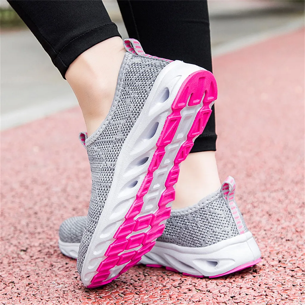Женская обувь из сетчатого материала беговая Обувь с мягкой подошвой женская