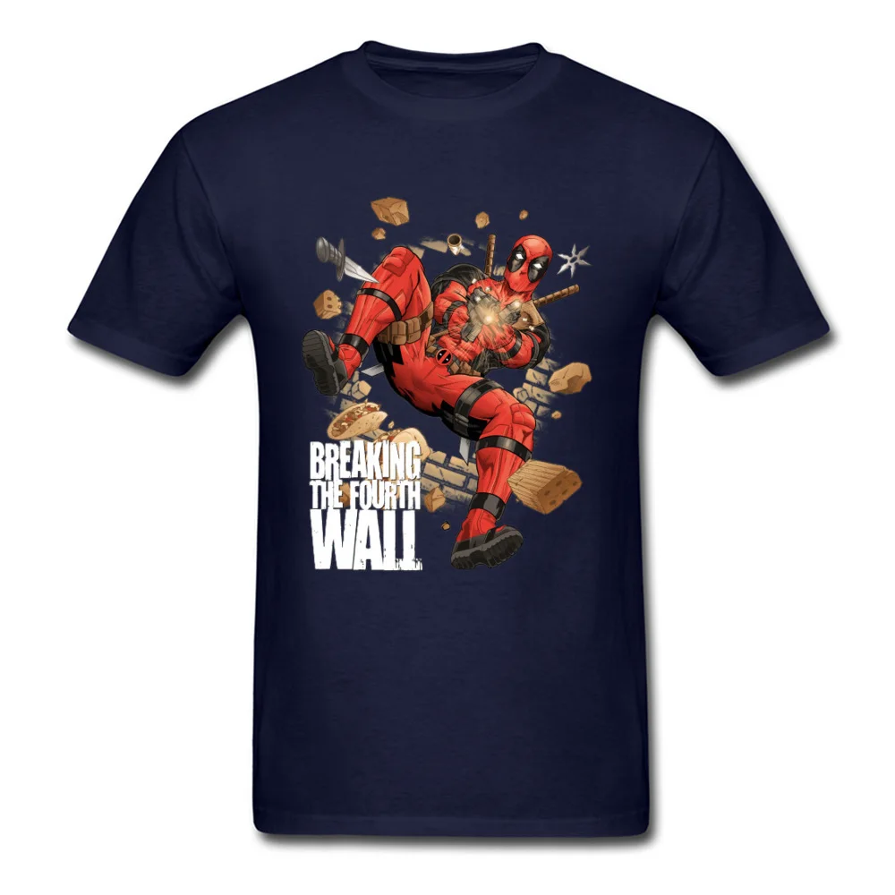 Mens Top T-shirts Breaking The Fourth Wall 1226 Design Tops T Shirt 100% Cotton O Neck Short Sleeve Custom T Shirt Labor Day Breaking The Fourth Wall 1226 navy