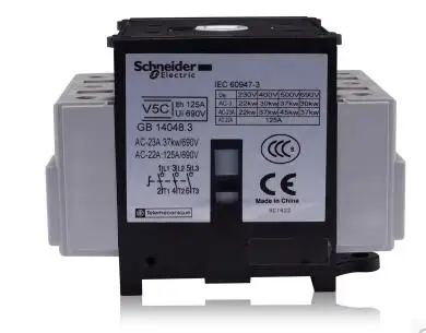 V5 V5C TeSys VARIO переключатель корпуса для выключателя разъединитель 3 полюса 125 A| |