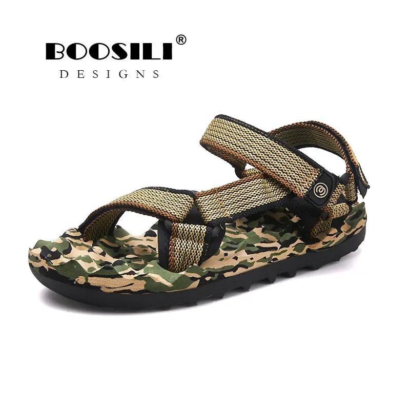 preço Erkek Ayakkabi Hombre Zapatillas Sandalias Sandálias de Venda Quentes Dos Homens 2018 Novos homens calças de Camuflagem de Verão Respirável de Alta Qualidade