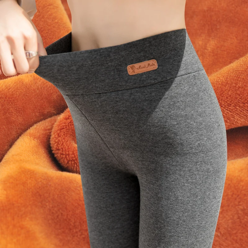 

Winter Women High Waist Leggings Woman Clothes Sexy Warm Leggings Cashmere Kawaii Hot New Trends Leggings