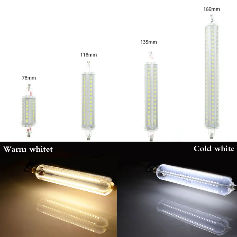 

78mm 118mm 135mm 189mm R7S LED Lamp 7W 15W 20W 25W SMD 2835 spotlight R7S Light Bulb 90-260V Replace Halogen Light spot light