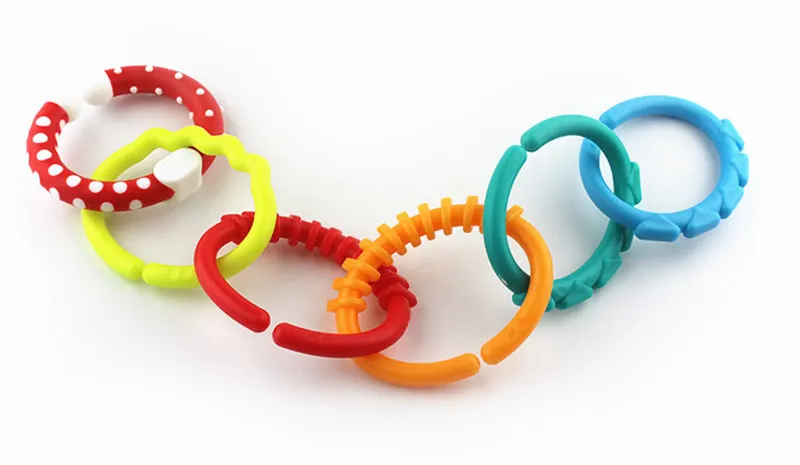 new-6-pcs-set-Happy-monkey-Baby-teether-gum-stick-Grasping-Toys-Rainbow-molar-Circle-children
