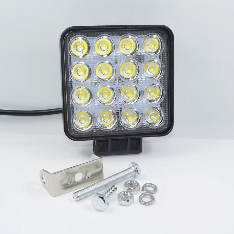 

2Pcs 4.2 Inch 48W 12V-24V LED Work Light Spot/Flood LED Offroad Light Lamp Worklight for Off road ATV Motorcycle Car Truck