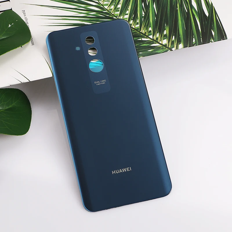 Чехол из закаленного стекла для huawei mate 20 lite, задняя крышка для батареи, запасные части+ клей