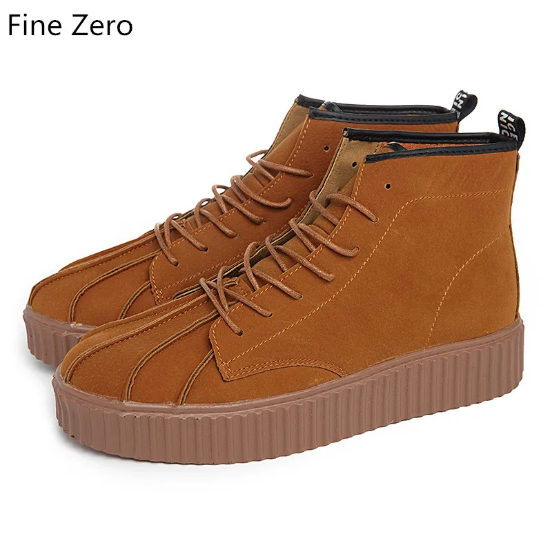 

New Shell Toe Chunky sole Skateboarding Shoes Sneakers for Men High Top Sport Shoes Lace-up Athletic Shoes Outdoor Walking Shoes