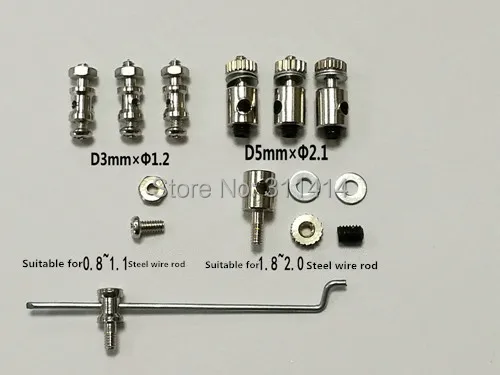 値引きする 20 ピース/ロット d1.2mm/D2.1mm用接続 ストッパー リンケージ パーツ・アクセサリ