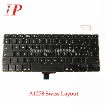 

New A1278 Swiss Switzerland Keyboard For Apple Macbook Pro 13'' A1278 Keyboard Swiss Standard 2009-2012